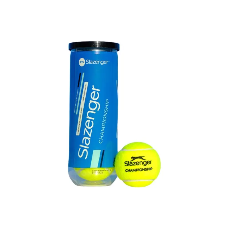 Slazenger CHAMPIONSHIP Tennis Balls Wool, Cotton, Polyester Training Ball Indoor Training Ball Yellow Green-0