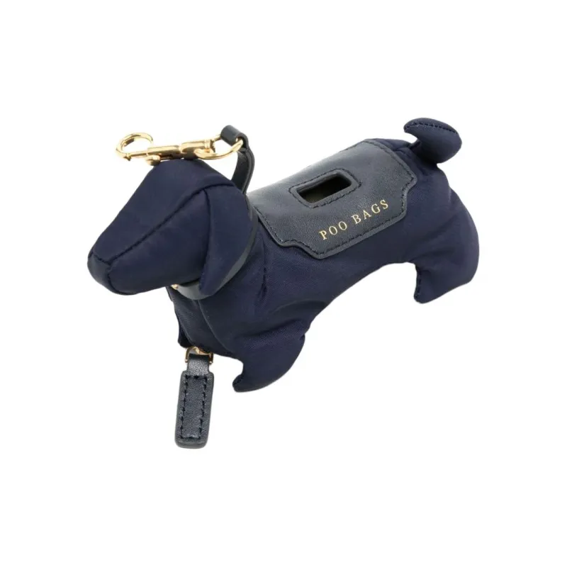 Anya Hindmarch Recycled Nylon Dog Poop Bag Merch Unisex Ink Blue-1