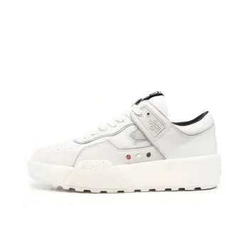 Moncler Logo-patch Low-top Leather Sneakers