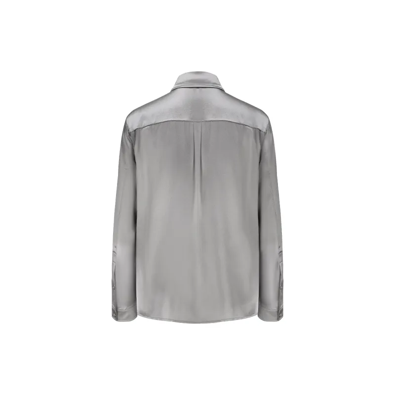 GALLIANO LANDOR Shirt Unisex Mercury Gray-1