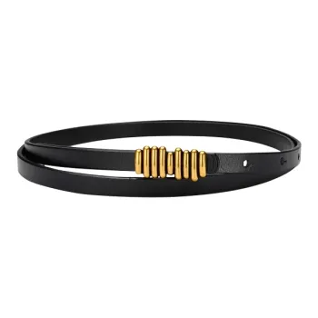 YUZHAOLIN Minimalist Style With Jeans Belt Cow Leather Belts Women's 1.8cm