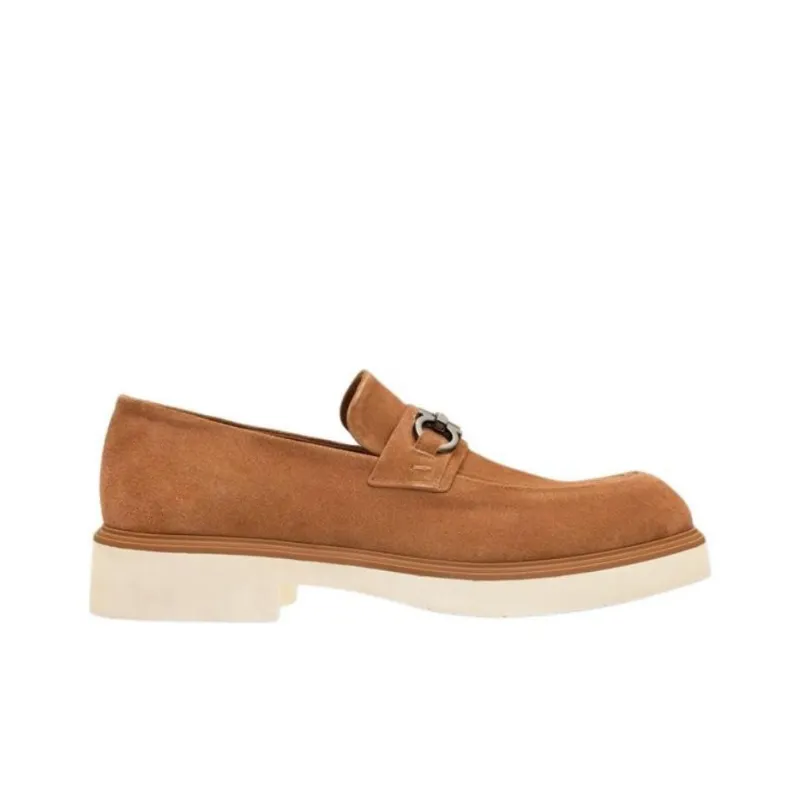 Ferragamo Loafers Men Brown-1