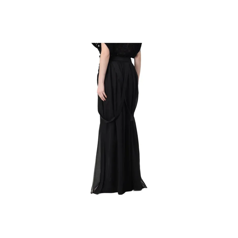 MaxMara Casual Long Skirts Women's Black-1