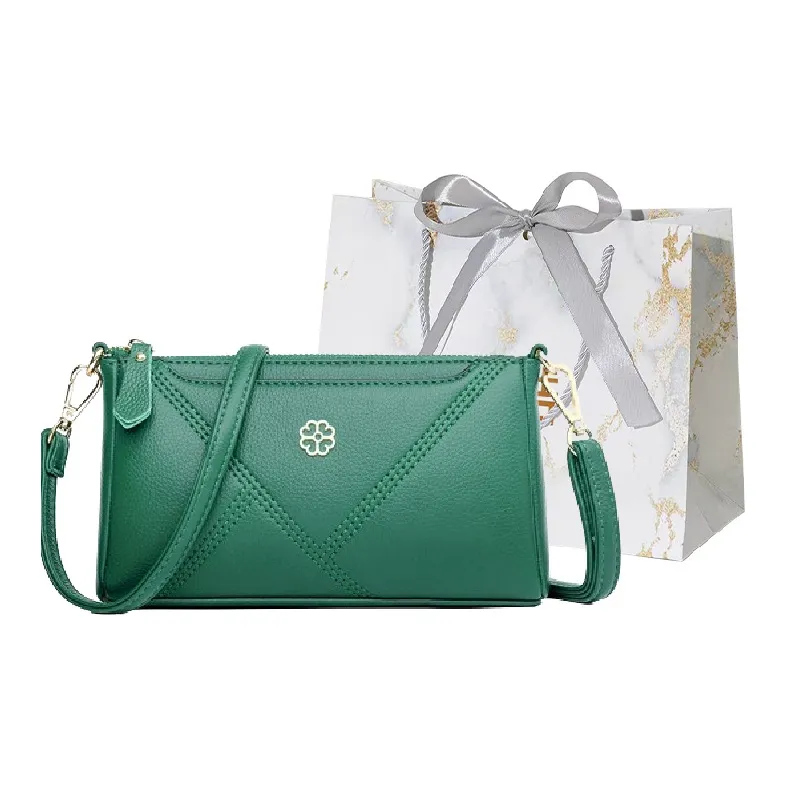 Cool Pu One Shoulder Crossbody Clutch Regular Women's Burgundy/Purple/Green/Black-5