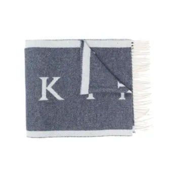 Mackintosh Edinburgh Wool Logo Scarf