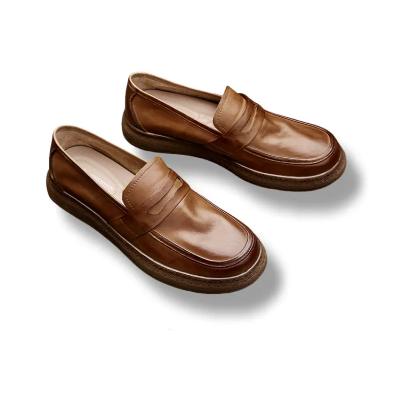 Brounvanm Loafers Men Black/Brown-2