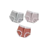 M722-C Set - Petal Ribbed - Gray Green+Nude Pink+Brick Red (3 pieces)