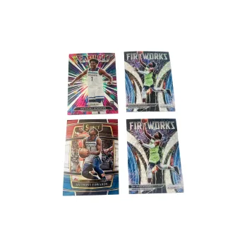 PANINI 21 22 Timberwolves Edwards Refringence 4 Piece Combination Star Card Product Access Sports Cards 4 Pcs