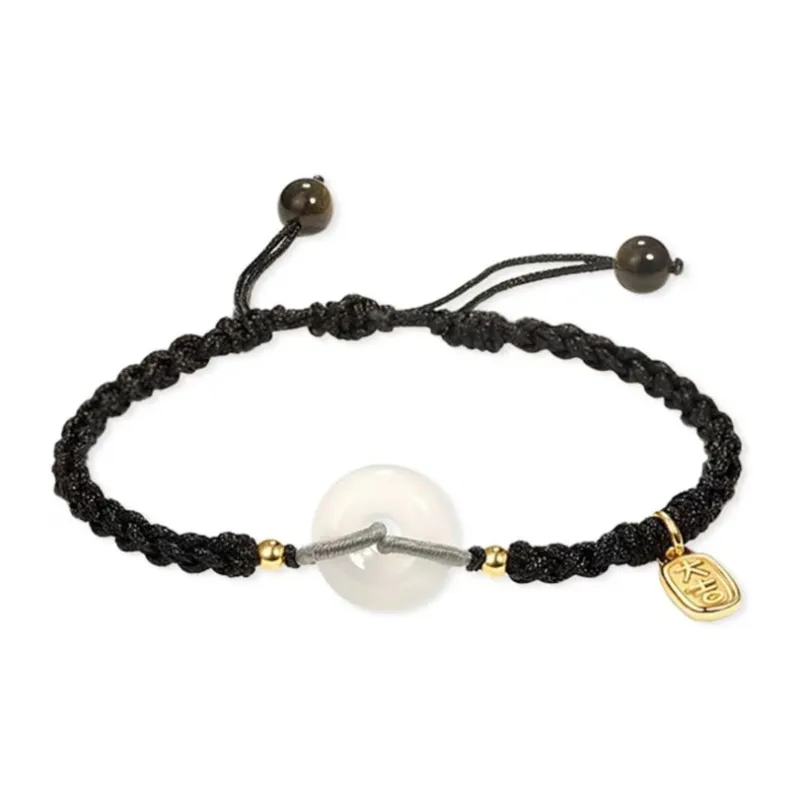 Zhongzhao Jewelry Colored Glaze Jade Bracelets Unisex-1