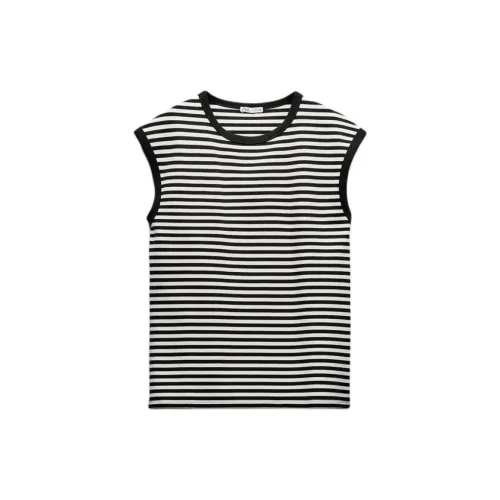 ZARA T-Shirts Women's Black/White