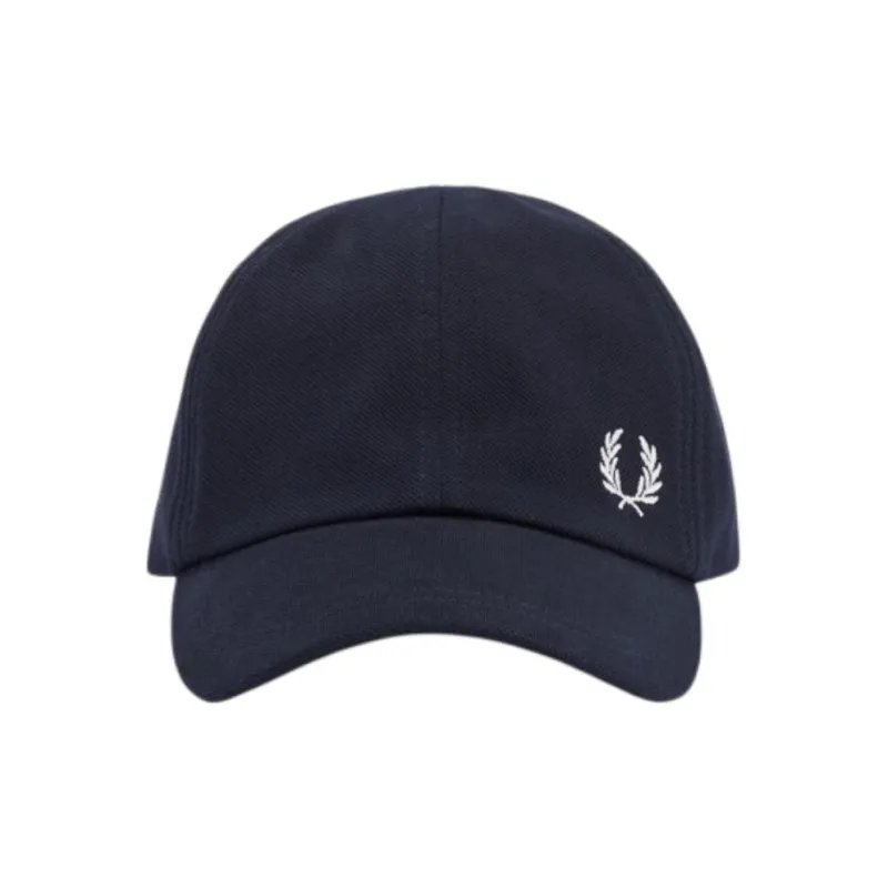 FRED PERRY Cotton Baseball Caps Men's Dark Blue-1