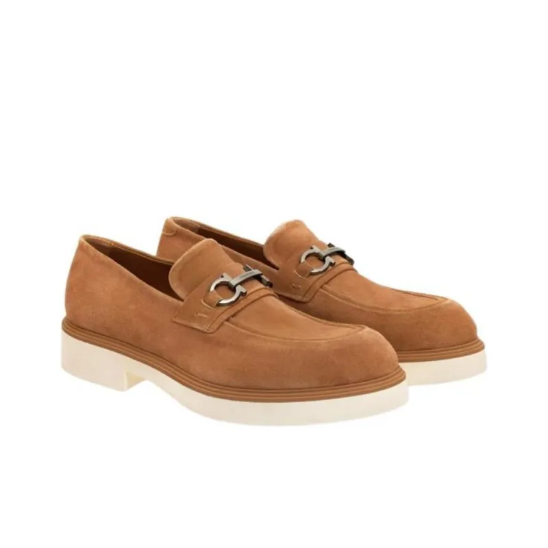 Ferragamo Loafers Men Brown-3