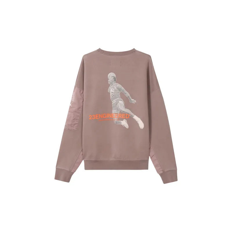 Jordan Sweatshirts Men Taupe Gray-1
