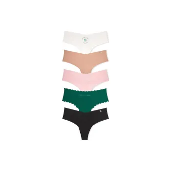 Victoria's Secret 5-Pack No-Show Thong Panties/Sporty Mi Underpants Women's 5 Pack Multicolor