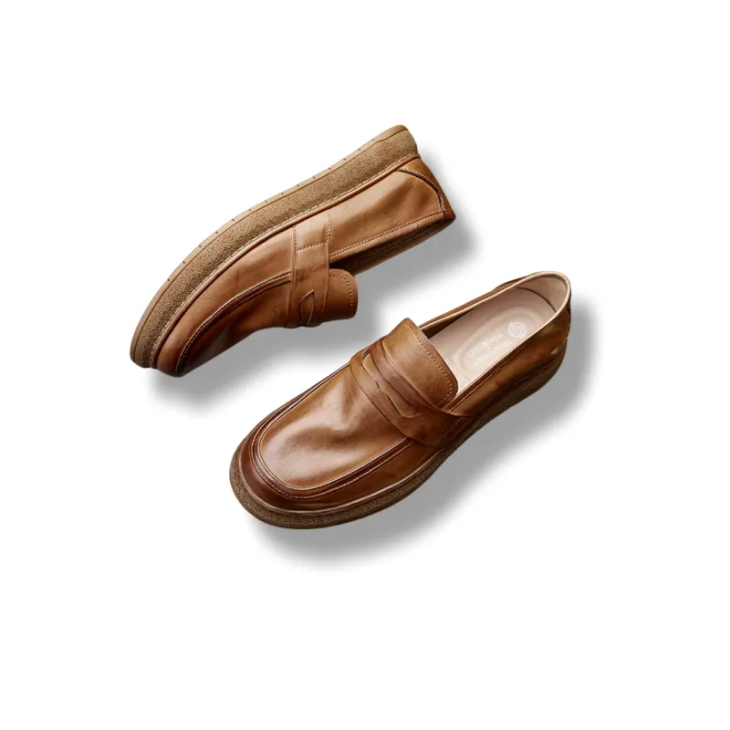 Brounvanm Loafers Men Black/Brown-4