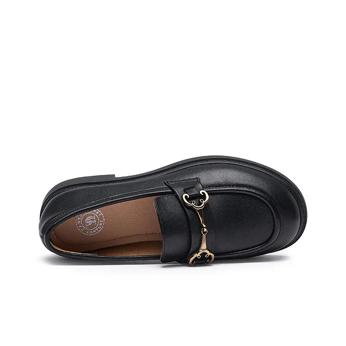 CAMEL Loafers Women's Black/Beige-3