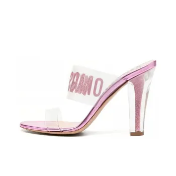 MOSCHINO 110mm Logo-print Mules