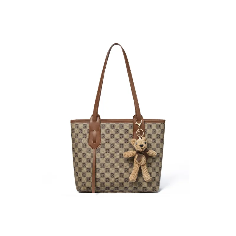 RED DRAGONFLY PVC Tote Commute Versatile Premium Minimalist Large Capacity Underarm Shoulder Bag Women's Multicolor-6