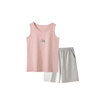 H-YXIANG Pajama Set Women's Pink