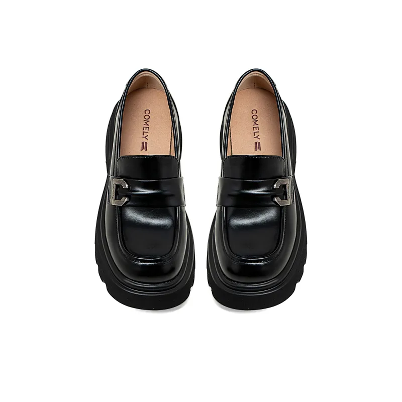 COMELY Loafers Women's Black/Ecru-8