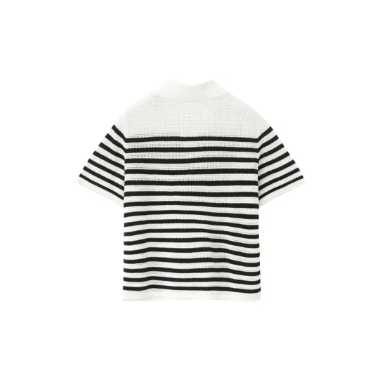 OVV Knitwear Women's Ecru Stripes 14-1