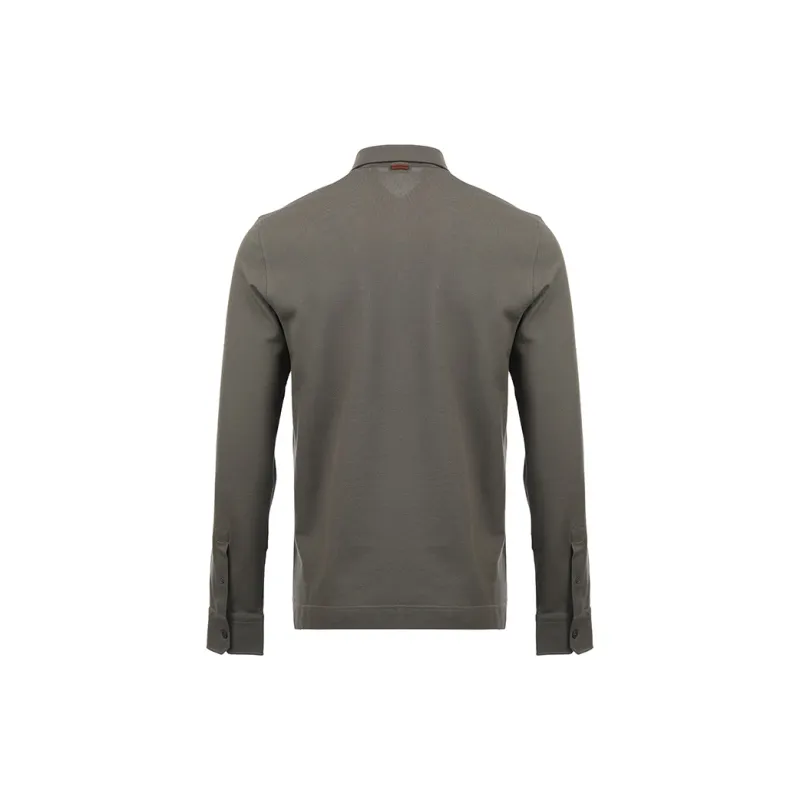 Ermenegildo Zegna Long Sleeved Polo Shirt-16