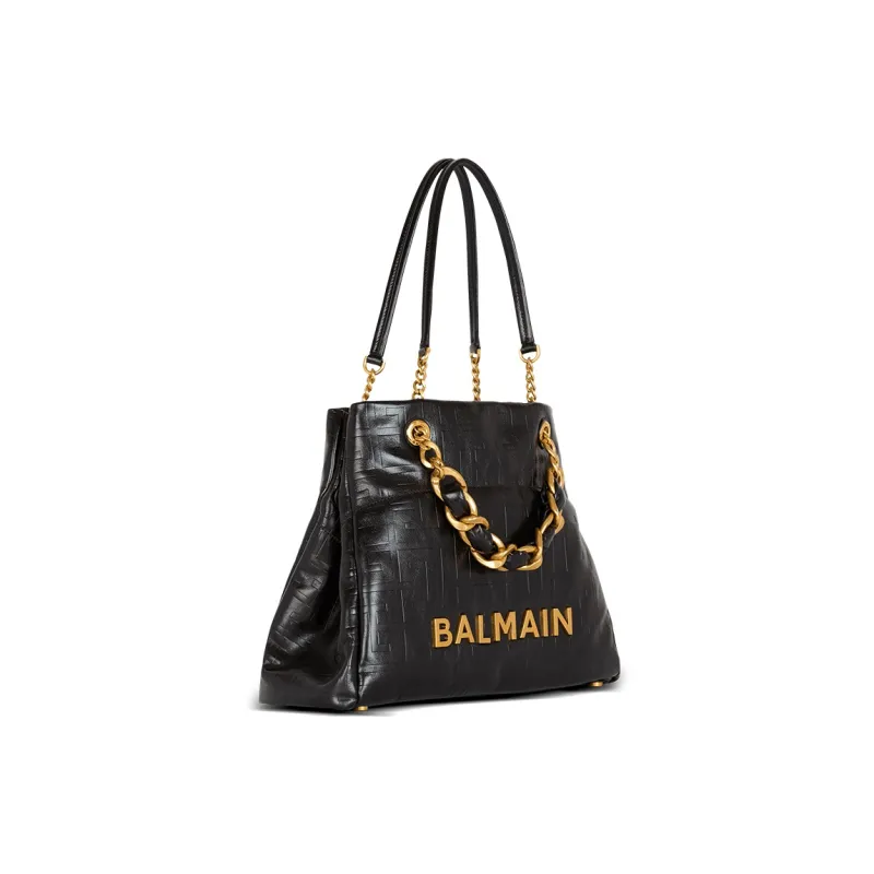 BALMAIN 1945 Soft Large Tote Bag-2