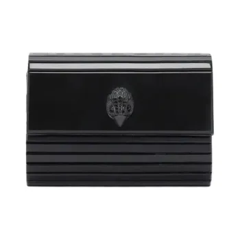 Kurt Geiger London Plexiglass Composite Synthetic Material One Shoulder Crossbody Clutches Micro Women's Black