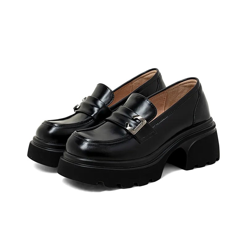 COMELY Loafers Women's Black/Ecru-6
