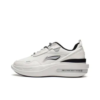 LiNing Future R1 Durable Breathable Low Top Skateboard Shoes Women's White Gray