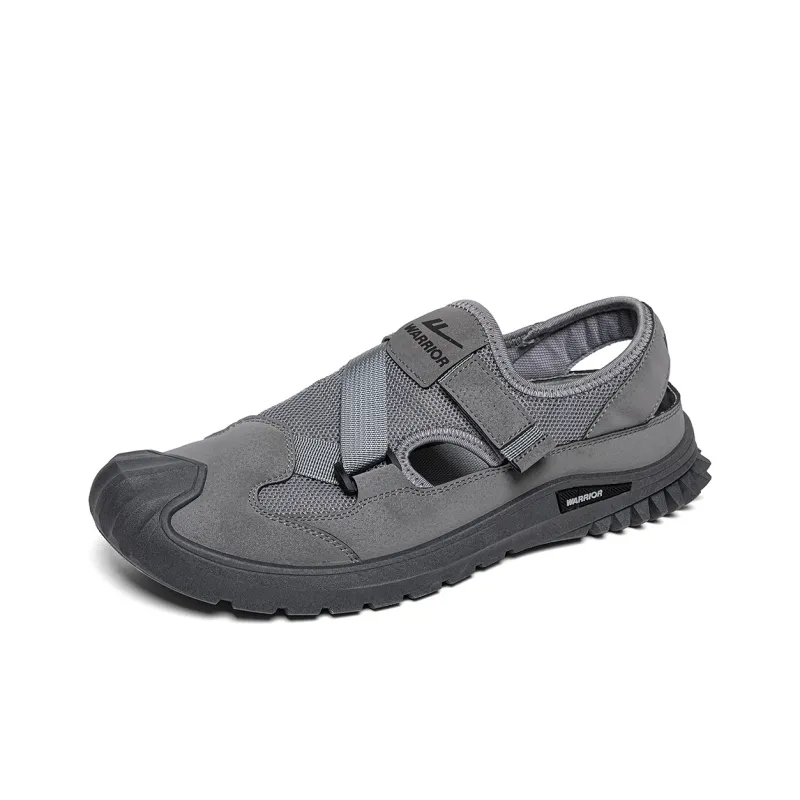 Warrior Ride The Wind And Waves Series Beach Sandals Men's Gray-1