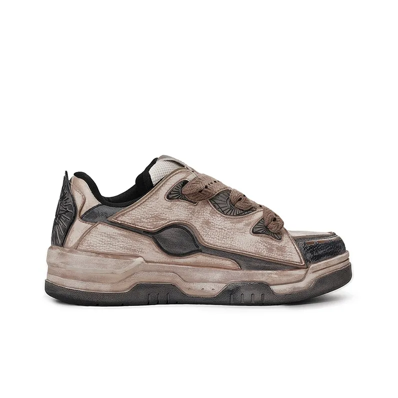 U.T.B Horizon001 Trailblazer Series Abrasion Resistant Low Top Skateboard Shoes Unisex Sand Dune-1