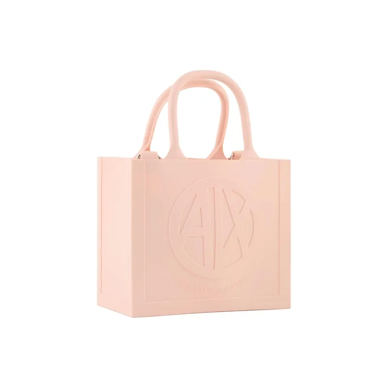 ARMANI EXCHANGEAE PVC Polyvinyl Chloride Portable Crossbody Bag, Shoulder Bag Women's Pink-1
