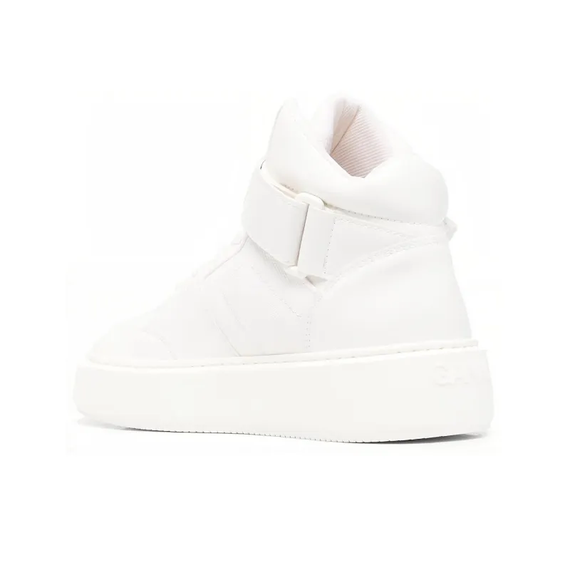GANNI Touch-strap High-top Sneakers-2