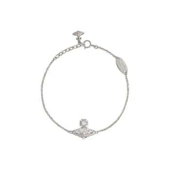 Vivienne Westwood Silver Plated, Cubic Zirconia Bracelets Women's Silver