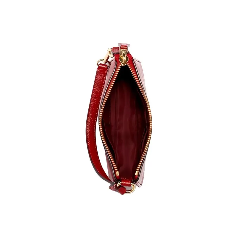 COACH Nolita Leather Crossbody Handbag, Shoulder Bag Women's Red-1