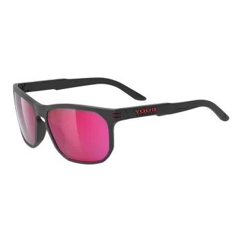 RUDY PROJECT TR/Memory Plastic Irregular Shape Sunglasses Unisex Black