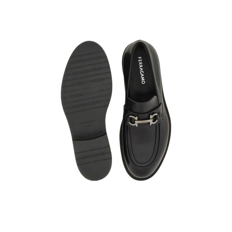 Ferragamo Loafers Men Black-4