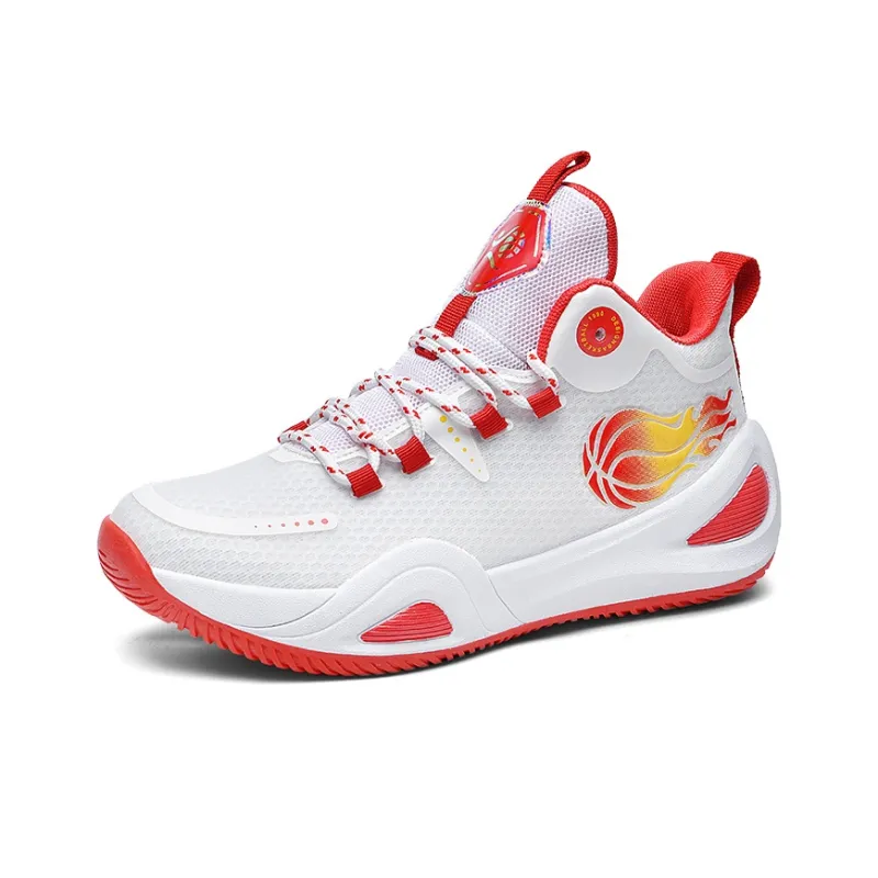 ATAY Shock Absorbers With Slip Resistant And Abrasion Resistant Properties Mid Top Basketball Shoes Unisex-6
