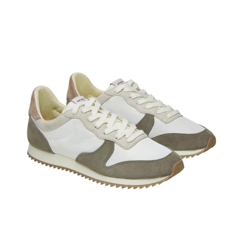 Norman Walsh ALTA Collection Anti Slip Wear Resistant Mid Top Casual Shoes Unisex Beige Brown-3
