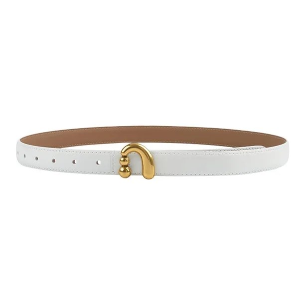 YUZHAOLIN Skirt Business Suit Jeans Versatile Minimalist Style Belt Leather Belts Women's-6