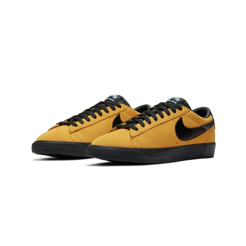 Nike Sb Blazer Low Gt University Gold Black-2