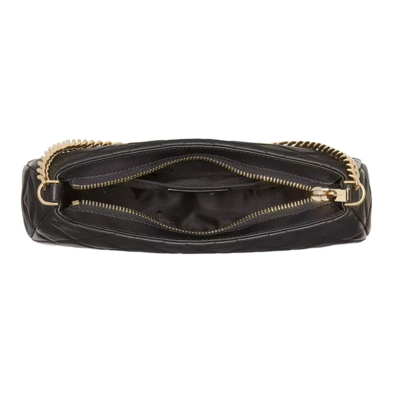 Kate Spade Leather Shoulder Bag Crossbody Bag Women's Black-3