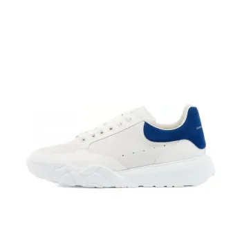 Alexander McQueen Oversized Court White Blue