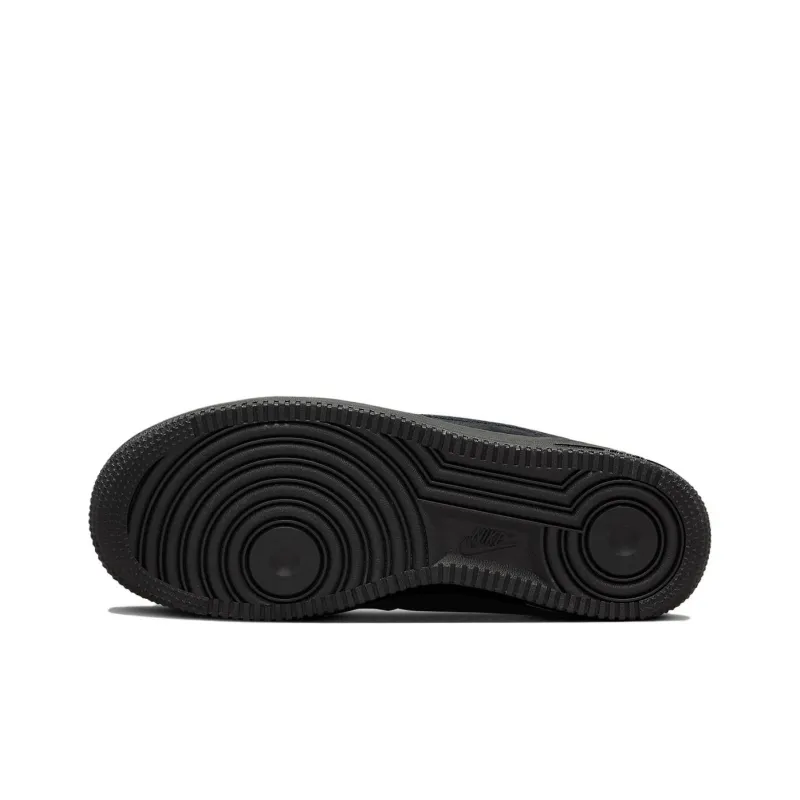 Nike Air Force 1 Low '07 Triple Black Suede Women's-4