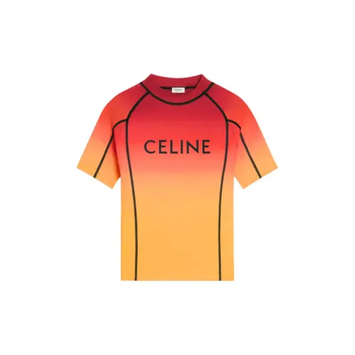 CELINE T-Shirts Men Orange