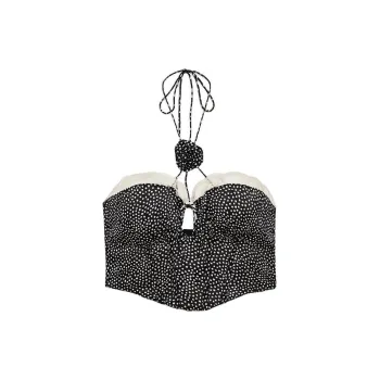 Victoria's Secret Evangeline Bustier / Lottie Dot Shapewear Women's Black Dot