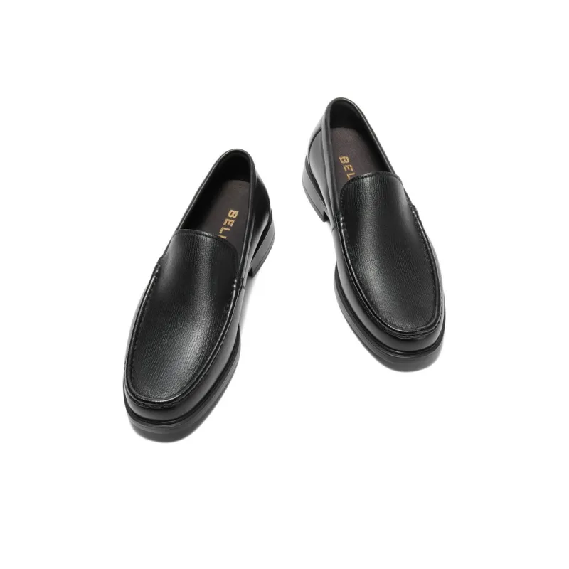 BELLE Men's Casual Shoes Men Low-Top Black-3
