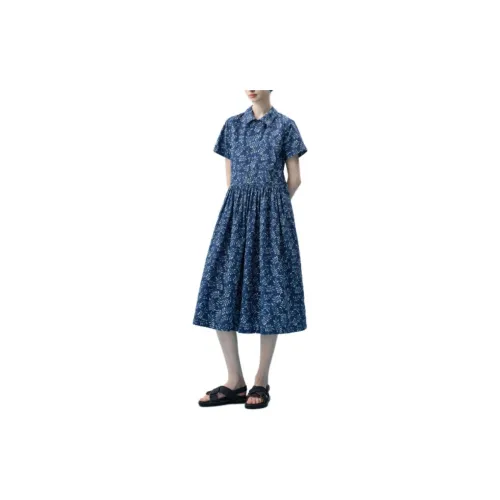 PURE TEA Short-Sleeved Dresses Women's Lake Blue