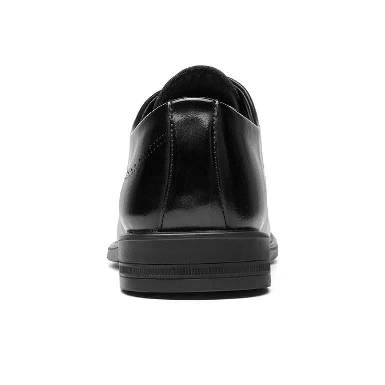 JOSINY Dress Shoes Men Low Top Black-4